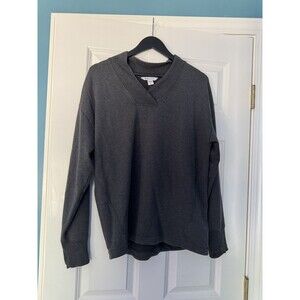 Athleta Sweater Women's Gray Lyocell Modal Soft Comfort Loungewear Size Large